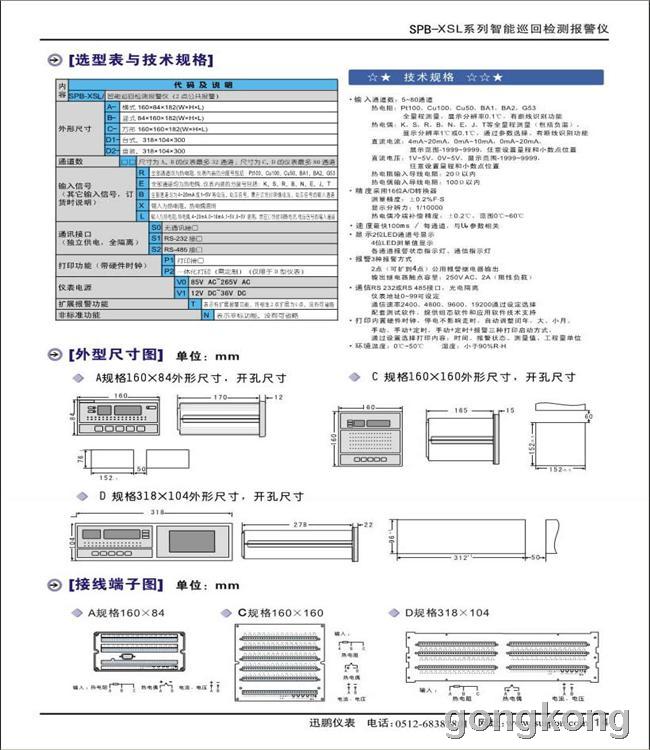 热电偶输入温度计